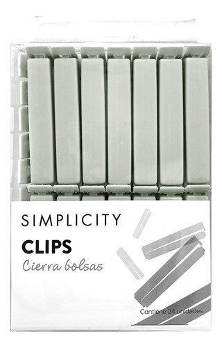 Clips Simplicity X 24 Un 0