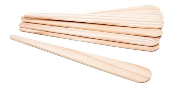 Espatula De Madera Tradicional Para Depilar Cera Grande X12 0