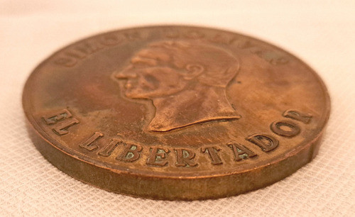 Antigua Medalla Simon Bolivar 150 Años Batalla Carabobo B20 1