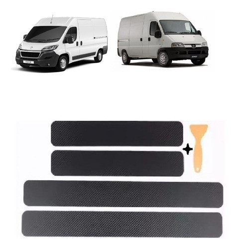 Accesorio Tuning Cubre Zócalo Carbono Peugeot Bóxer 2020 0