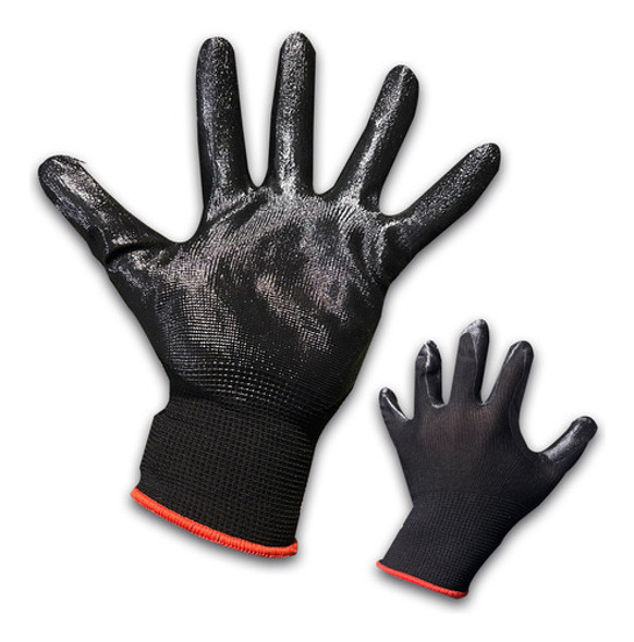 Guantes De Trabajo De Nitrilo Antideslizante Off 3 Unidades 0