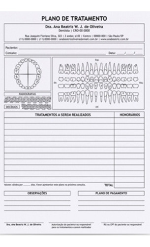 50 Fichas Para Cadastro De Clientes / 15x21cm 0