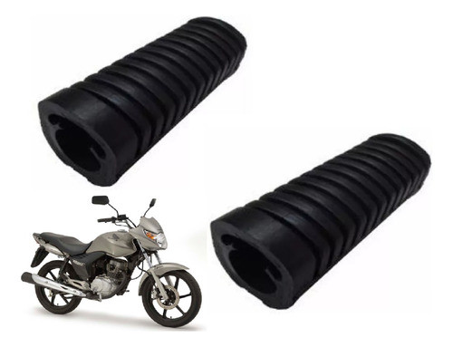 Borracha Pedal Traseiro Titan 150 Ex Par 2013 Promoção 0