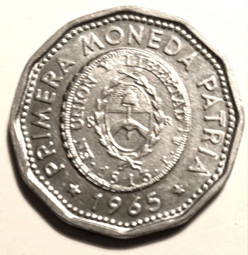 Moneda Argentina 1965 Conmemorativa 25 Pesos Moneda Nacional 0