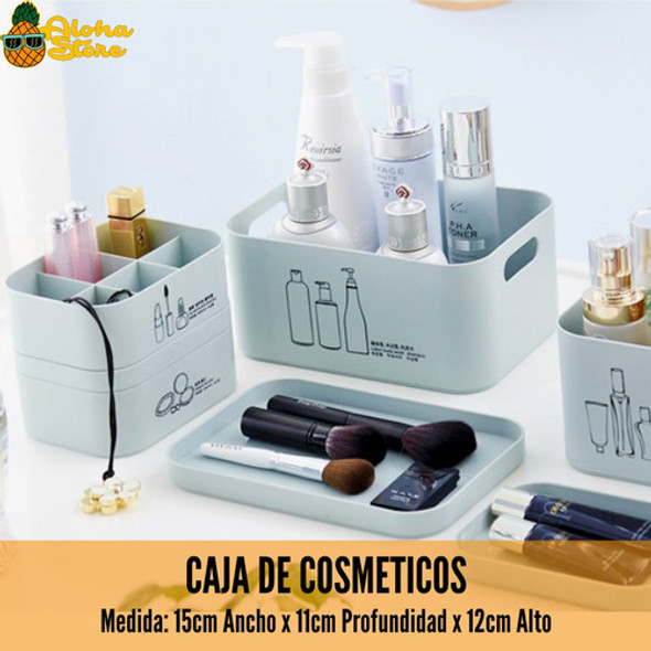 Porta Cosmético Plástico Apilable Organizador Maquillaje 1