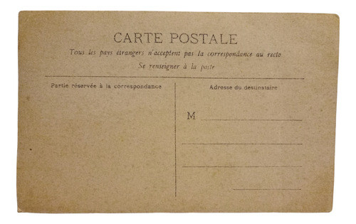 Tarjeta Postal Antigua Francesa Princesse Des Canaries. 1