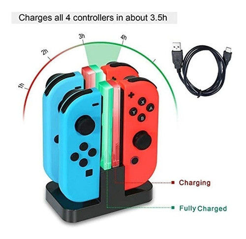 Soporte De La Base De Carga Para El Interruptor Nintendo Kin 1