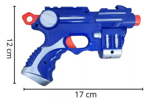 Kit 2 Pistolas Infantil Lança Dardos Importway Com 6 Dardos 1
