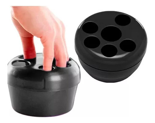 Pote Bacia Para Manicure Faz Unha Preto 1 Un Santa Clara 1
