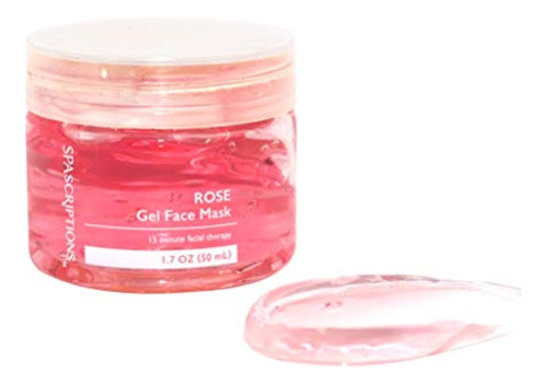Spascriptions Rosa Máscara De Gel De Oro Y Pepino 17 Oz Cada 1
