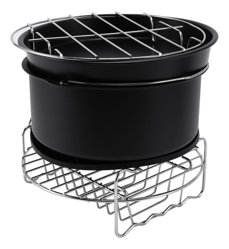 Conjunto De 7 Peças De Acessórios Para Fritadeira De Ar Comp 0