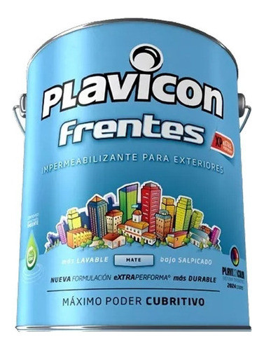 Plavicon Frentes Pintura Impermeable X 10kg Pintumm 0