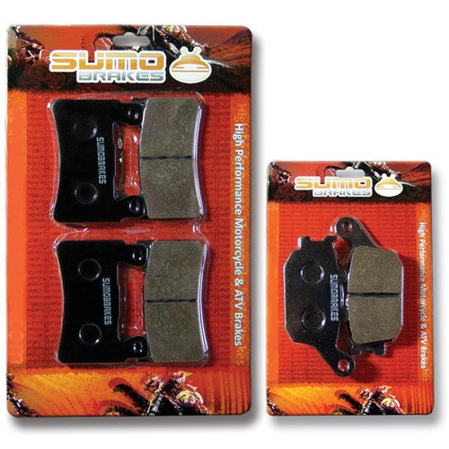 Set Sumo Pastillas Freno D+t Honda Vtr 1000 Sp 1 2 (00-07) 0