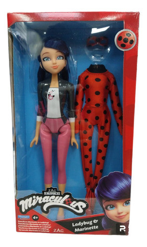 Muñeca Miraculous Fig Lady Bug & Marinette 28cm Art50271 0