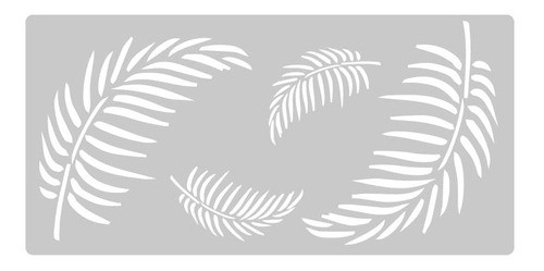 Stencil Eq Arte 30 X 60 - Cuatro Hojas (1303) 0