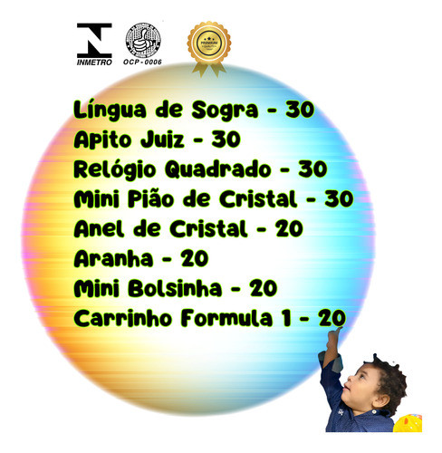 Kit Festa 200 Brinquedinhos Aniversário Decoração Surpresa 1