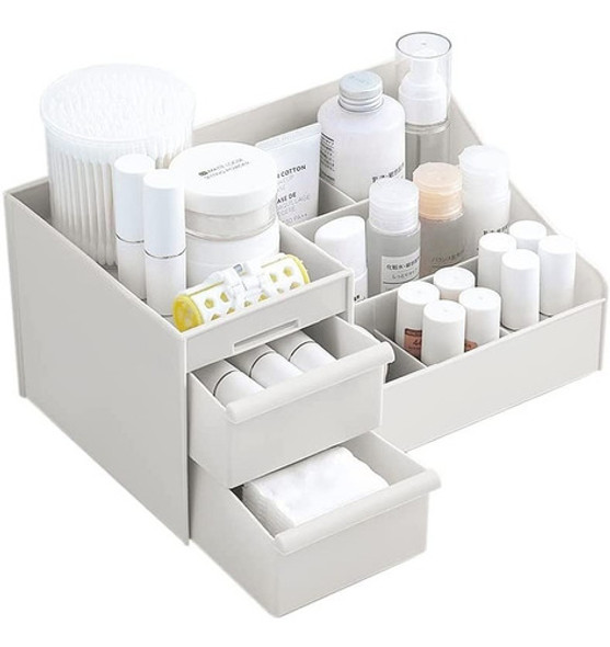 Organizador Cosmético Maquillaje Escritorio Tocador Plástico 1