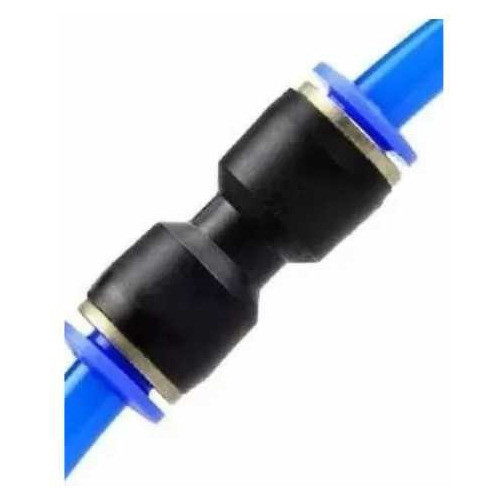 União Emenda Reta Puc 12mm Pneumática Engate Rápido 10 Peças 0