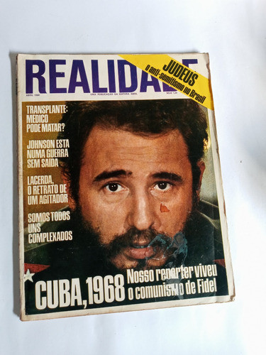 Revista Realidade Abr 1968 Cuba 1968 Comunismo De Fidel 0