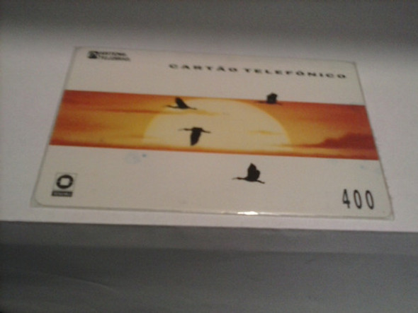 Cartão - Pantanal - 400 Créditos - Casa Da Moeda- C/ Carimbo 0