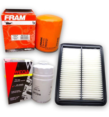 Kit 3 Filtros Aceite Aire Y Gasoil H1 2.5 Diesel 2009 A 2022 0