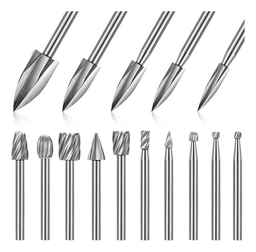Juego De 15 Brocas Para Tallar Y Grabar, Incluye Accesorios. 0