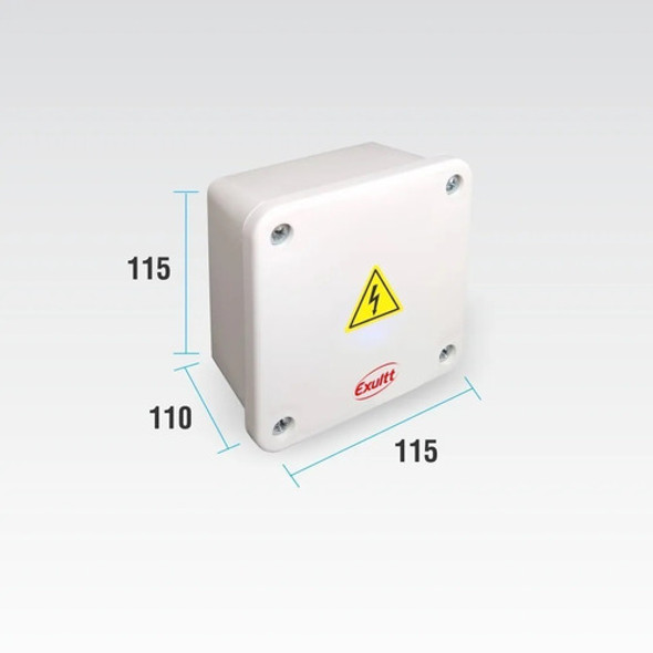 Caja Paso Estanca Pvc Camara Cctv Ip65 115x115x110mm 1