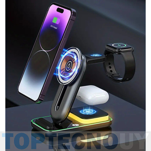 Cargador Inalambrico Magsafe Compatible iPhone Y Apple Watch 1