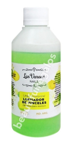 Limpiador De Pinceles Las Varano 250 Ml 1