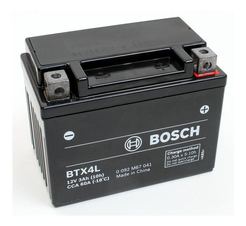Bateria Bosch Gel Btx4l Ytx4l Bs Mondial Dax Mr Ituzaingo 0