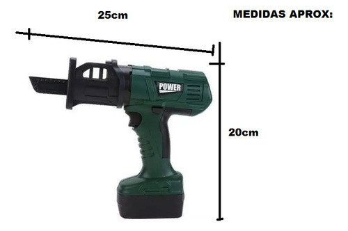 Herramienta Sierra Caladora Juguete  Infantil Pilas Calidad 1