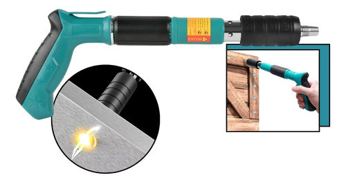 Finca Pino Rebitadeira Pistola Fixação Pregos Profissional 0