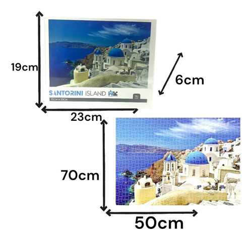 Puzzle Isla Griega 1000 Piezas Calidad Para Regalar 1