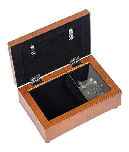 Nieta Inspirada Decorativa Woodgrain Rose Music Box - Juega 0