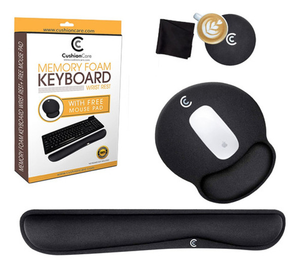 Cushioncare Teclado Almohadilla De Descanso De Muñeca - Mous 0