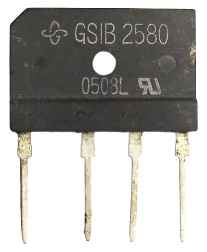 10 Puente Rectificador De Diodos Gsib 2580 / 0508l /25a 800v 0