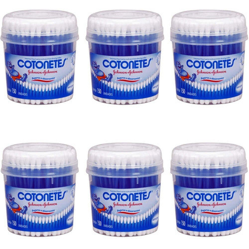 Johnsons Cotonetes Hastes Flexíveis Pote C/150 (kit C/06) 0