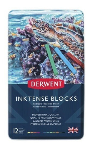 Barras Tinta Derwent Inktense Blocks X12 Solubles 1