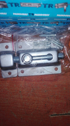 Pasador 45*60mm Con Traba Epoxi Plateado Con Tornillos 55 1