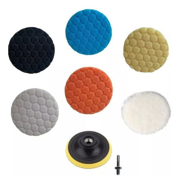 Kit Pads De Pulido 1 Y 3 Pulgadas (spta) 16 Piezas 1