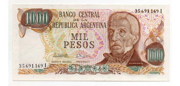 Argentina Billete 1000 Pesos Ley Bottero 2460 0