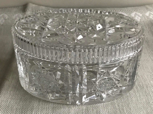 Bombonera En Cristal Tallado 0