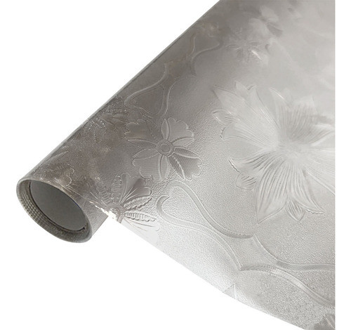 Pelicula Eletrostatica Para Porta De Vidro Flores 210x180cm 0