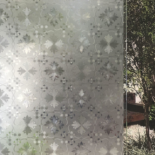 Pelicula Eletrostatica Para Porta De Vidro Flores 210x180cm 1
