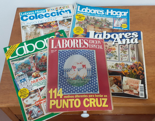 Lote De 5 Revistas Labores De España De Bordado 0