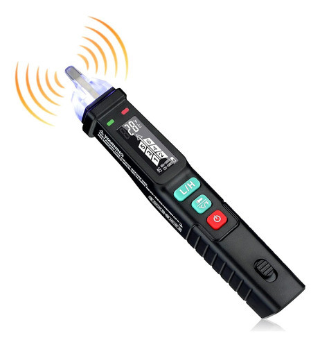 Detector Voltaje Inductivo Lcd Dual 12-1000v 48-1000v Led 0