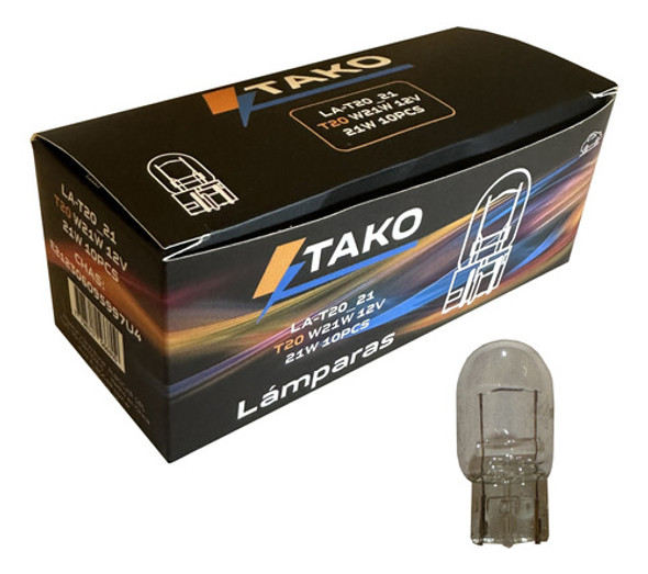 Lampara T20 Posicion 1 Polo Sin Culote Halogena W21w 12v 21w 1