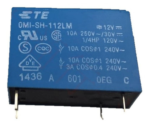 Rele Relay Omi-sh-112lm Omi Sh 112lm 12v 10a 0