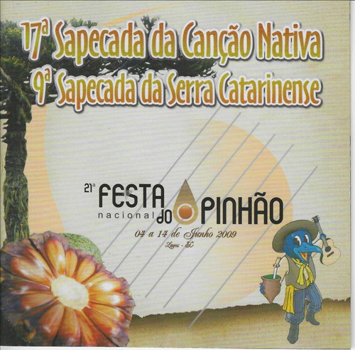 Cd - Sapecada Da Canção Nativa - 17ª Edição (cd Duplo) 0