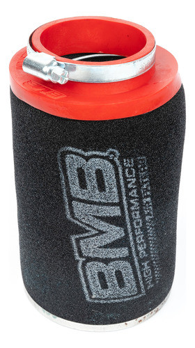 Filtro Aire Recto Diam 55 X 150 Con Resorte Y Tapa Chapa Bmb 1